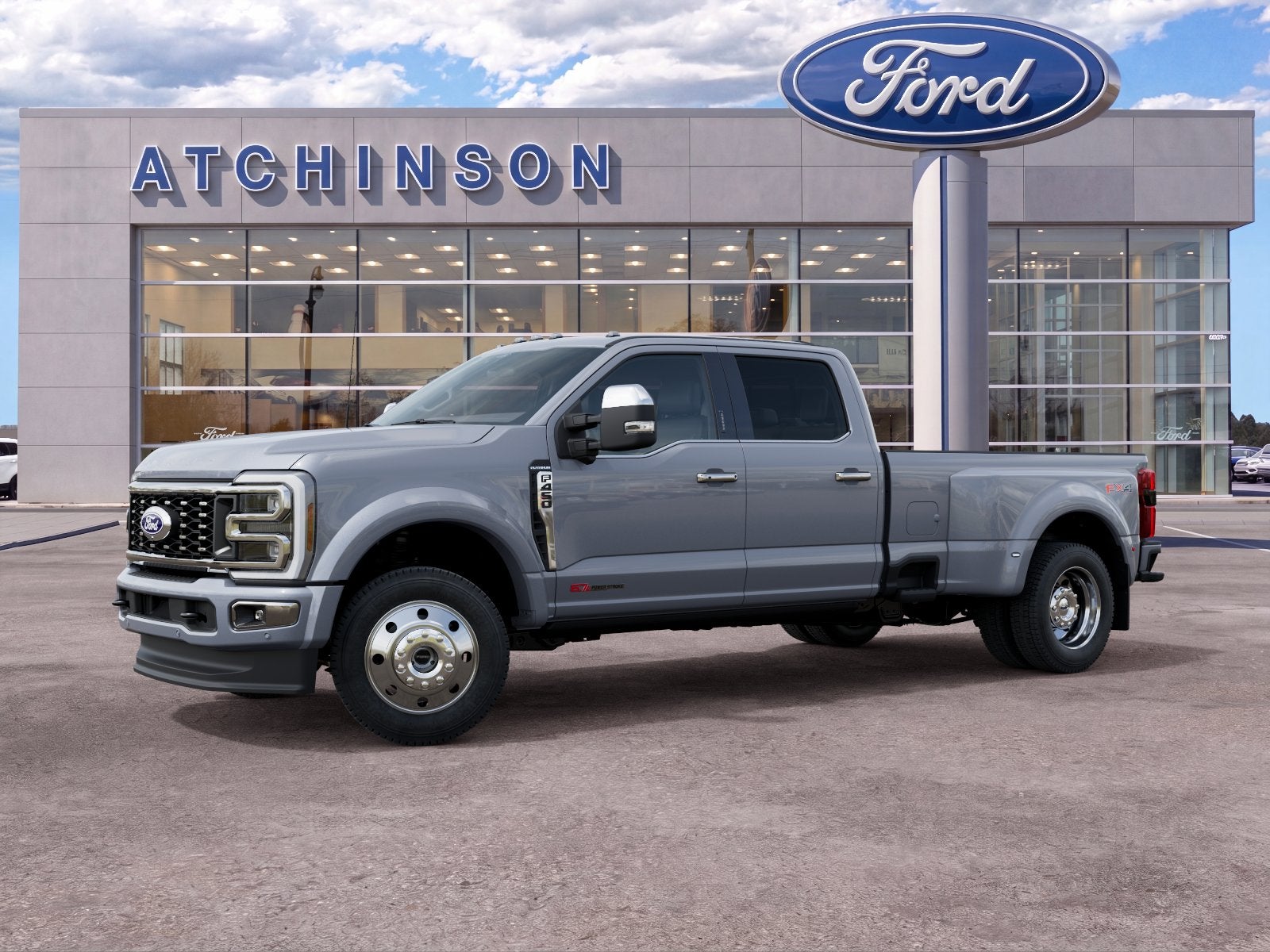Glacier Gray Metallic Tri-Coat 2027 Ford F-450 Super Duty Pickup Truck Four-Wheel Drive Automatic