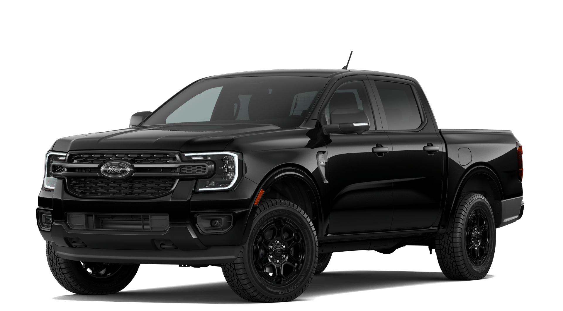 Shadow Black 2026 Ford Ranger Pickup Truck Four-Wheel Drive Automatic