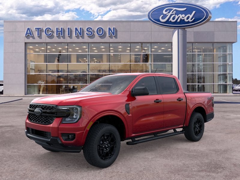 Ruby Red Metallic Tinted Clearcoat 2026 Ford Ranger Pickup Truck Four-Wheel Drive Automatic