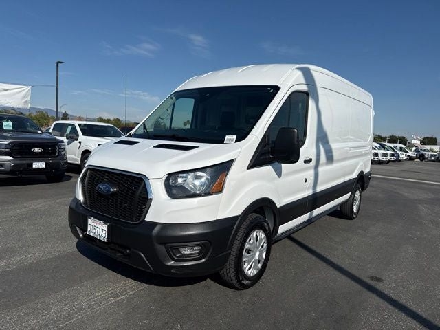 Oxford White 2024 Ford Transit Cargo Van Rear-Wheel Drive 