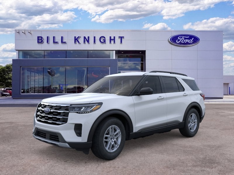 Space White Metallic 2026 Ford Explorer SUV / Crossover All-Wheel Drive Automatic