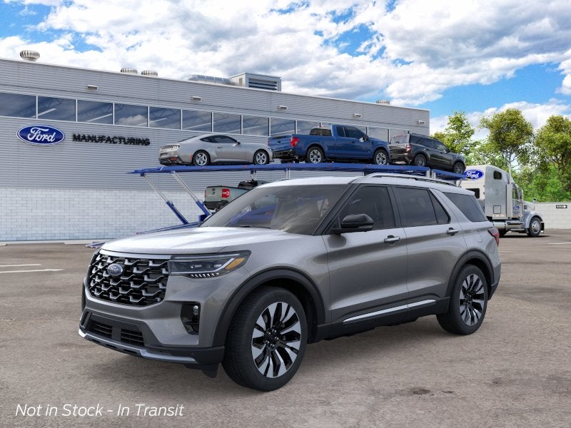 Carbonized Gray Metallic 2026 Ford Explorer SUV / Crossover All-Wheel Drive Automatic