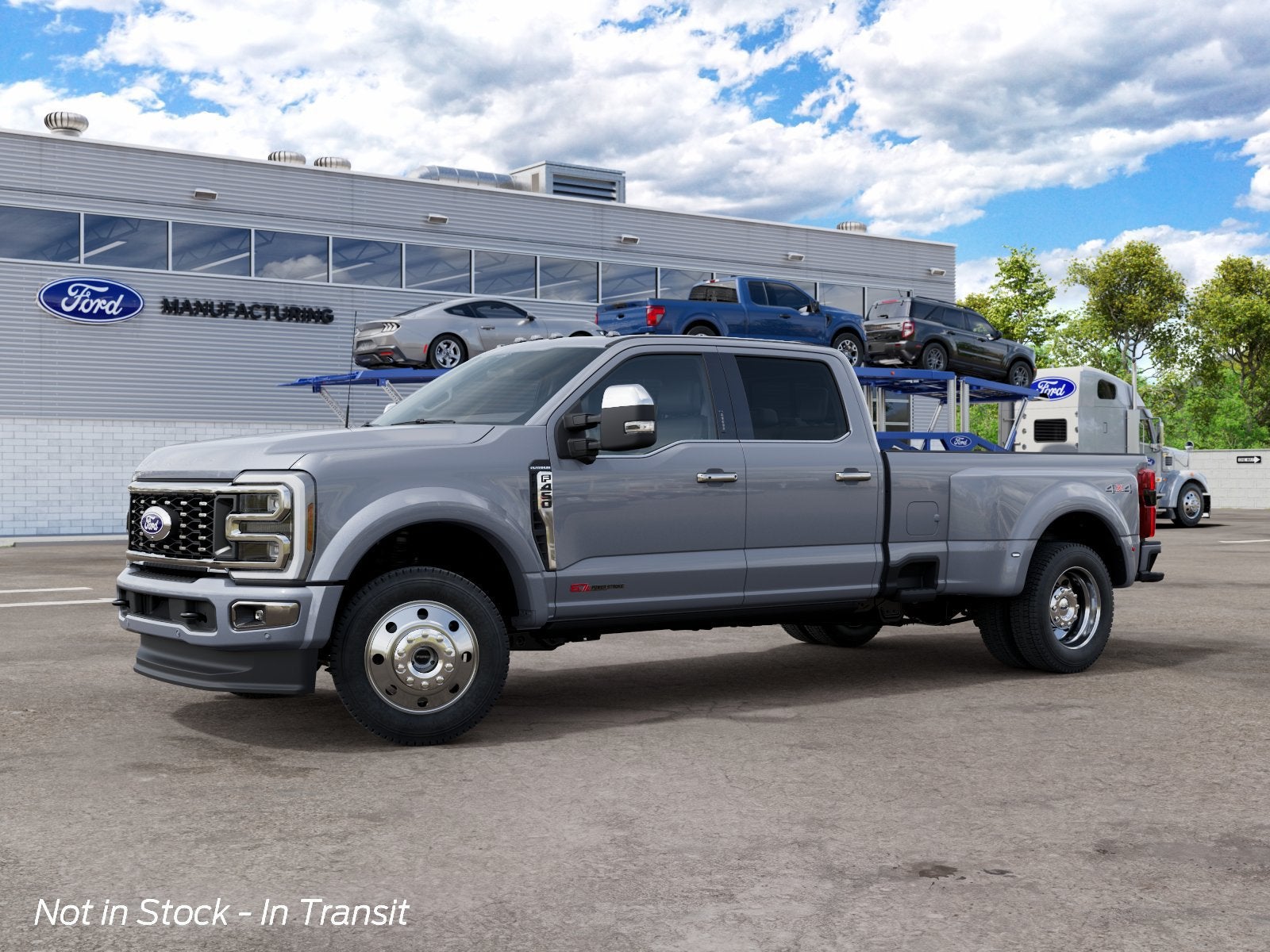 Glacier Gray Metallic Tri-Coat 2027 Ford F-450 Super Duty Pickup Truck Four-Wheel Drive Automatic