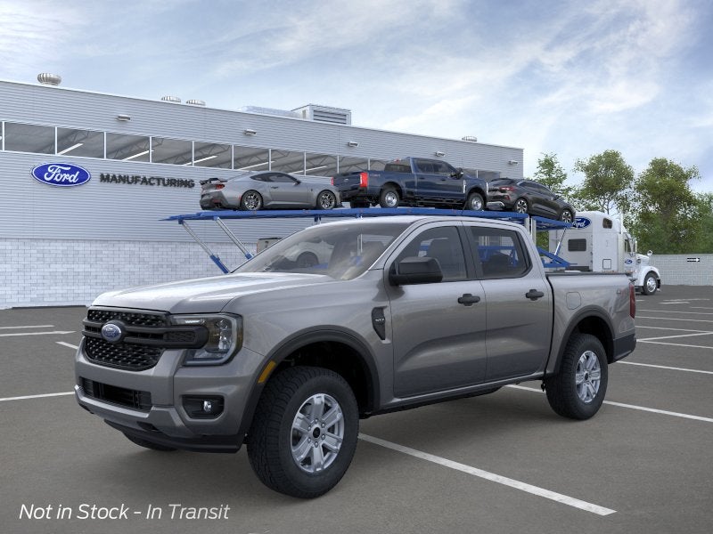 Carbonized Gray Metallic 2026 Ford Ranger XL SuperCrew 4WD Pickup Truck Four-Wheel Drive Automatic