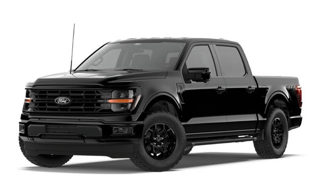 Agate Black Metallic 2026 Ford F-150 XLT SuperCrew 4WD Pickup Truck Four-Wheel Drive Automatic