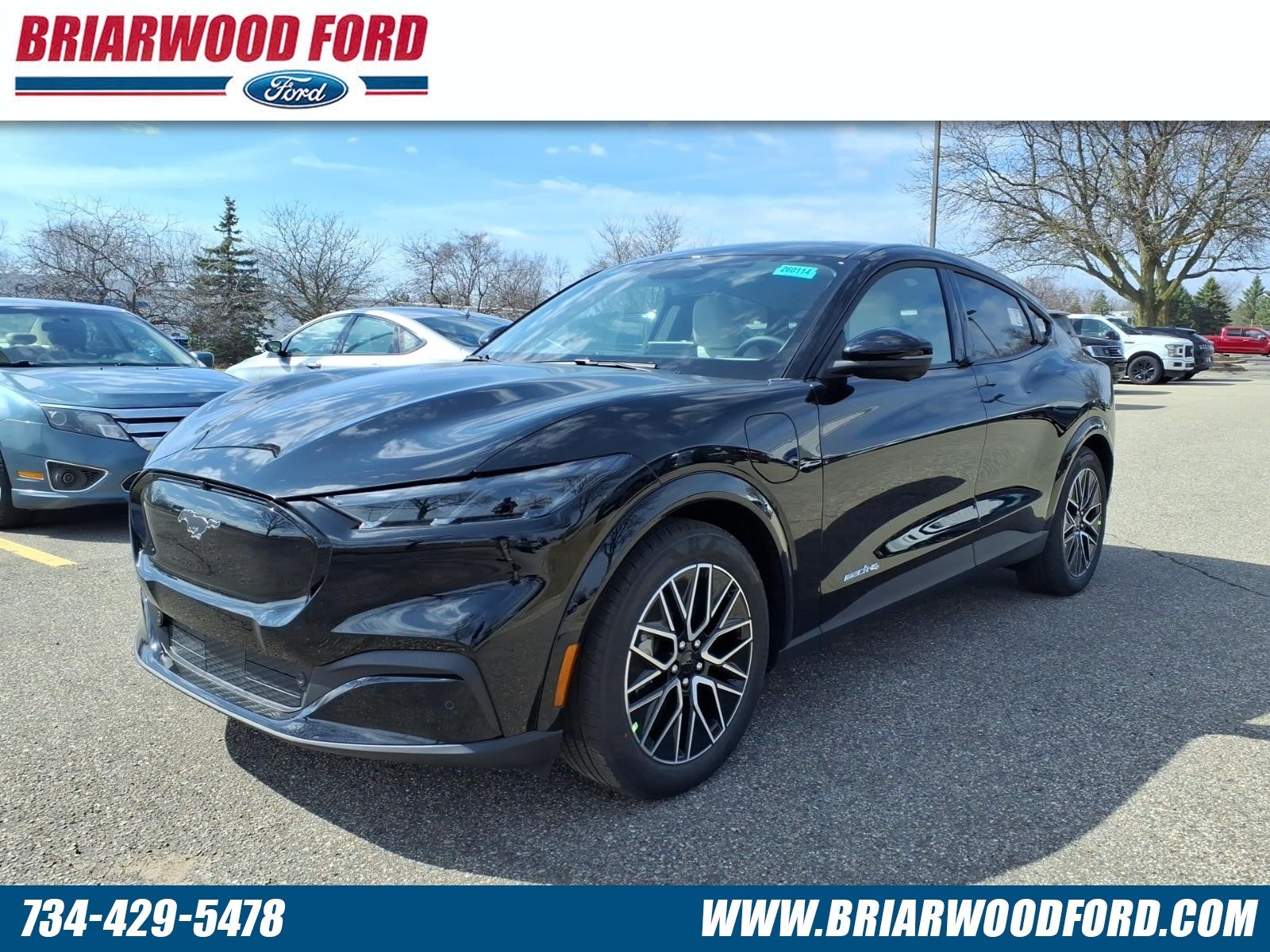 Shadow Black 2026 Ford Mustang Mach-E SUV / Crossover All-Wheel Drive Automatic