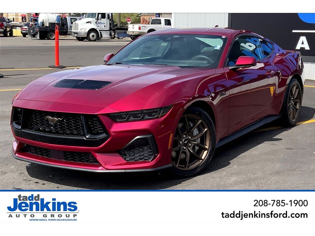 Pink (Molten Magenta Metallic T) 2026 Ford Mustang GT Premium Fastback RWD Coupe Rear-Wheel Drive Manual