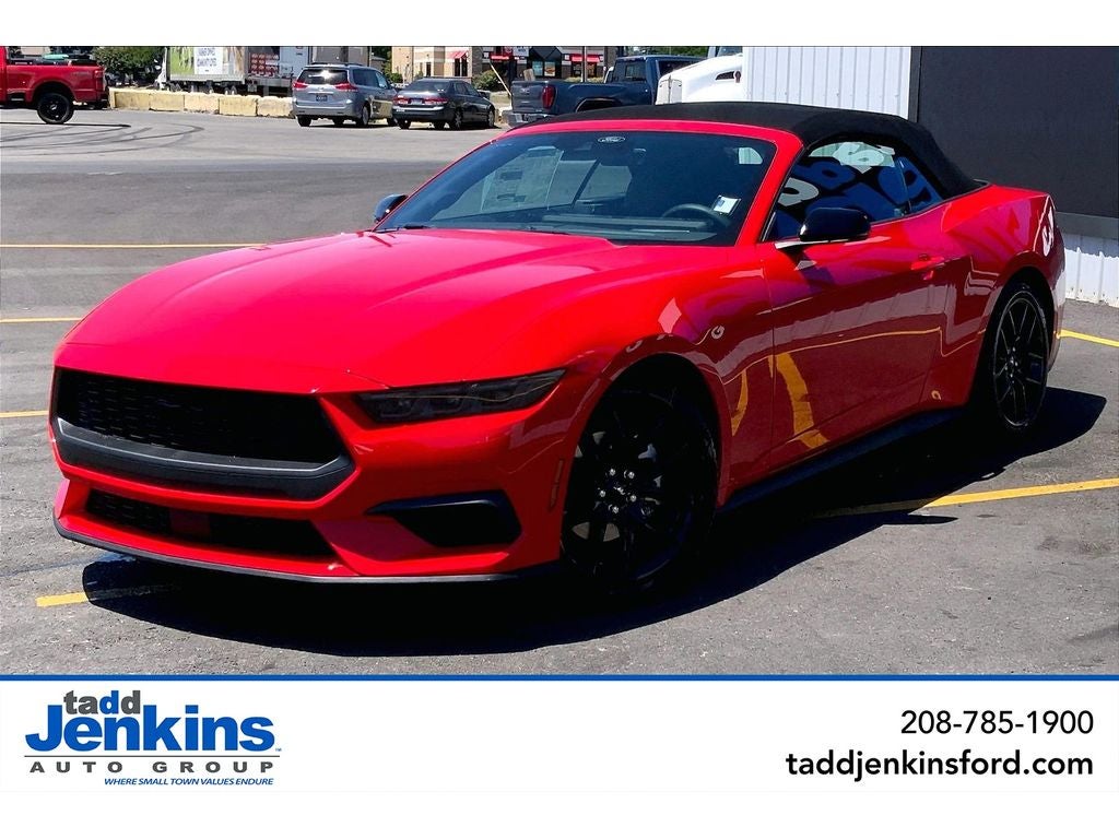 Race Red 2026 Ford Mustang Convertible Rear-Wheel Drive Automatic
