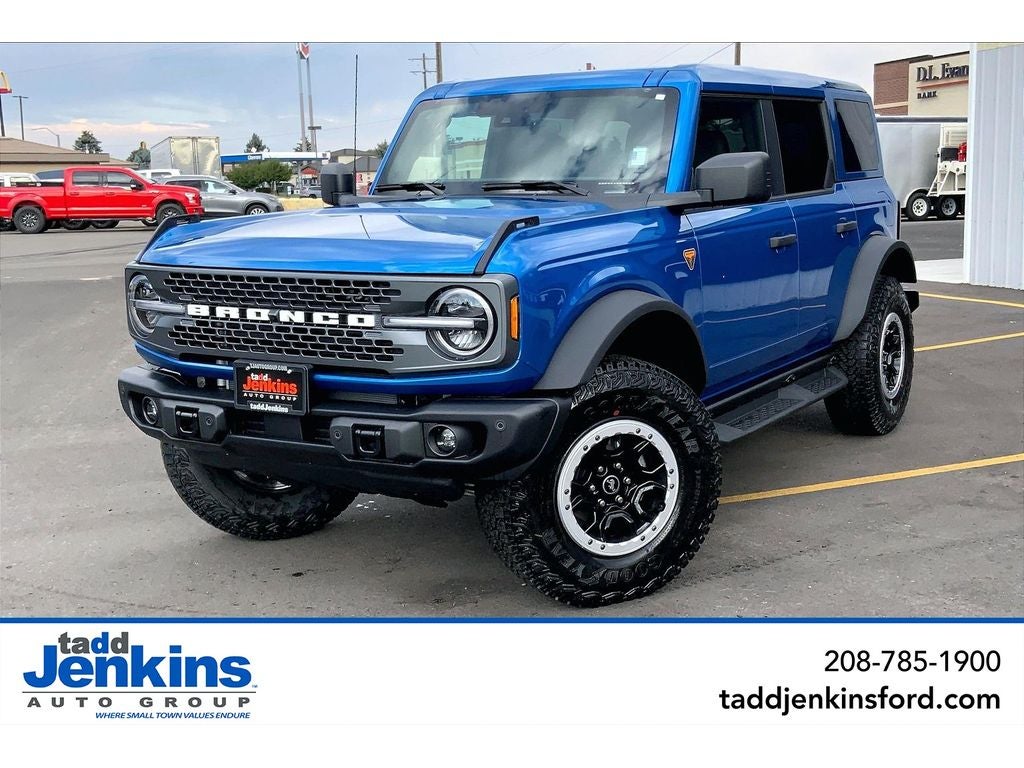 Velocity Blue Metallic 2026 Ford Bronco SUV / Crossover Four-Wheel Drive Manual