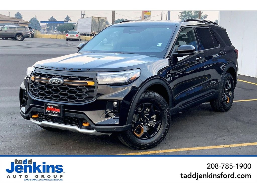 Agate Black Metallic 2026 Ford Explorer SUV / Crossover All-Wheel Drive Automatic