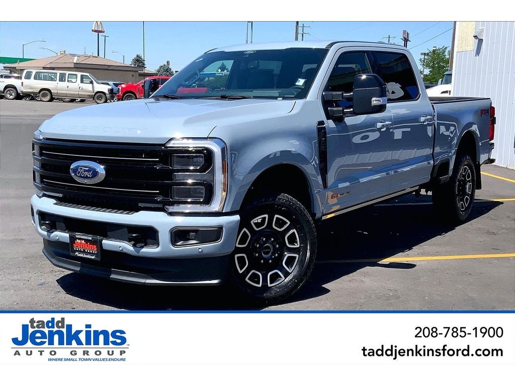 Glacier Gray 2026 Ford F-350 Super Duty Pickup Truck Four-Wheel Drive Automatic