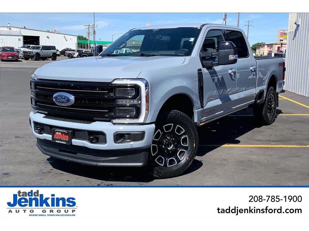 Glacier Gray 2026 Ford F-350 Super Duty Pickup Truck Four-Wheel Drive Automatic