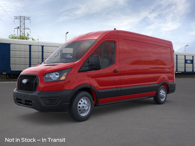 Race Red 2026 Ford Transit Cargo Van All-Wheel Drive Automatic
