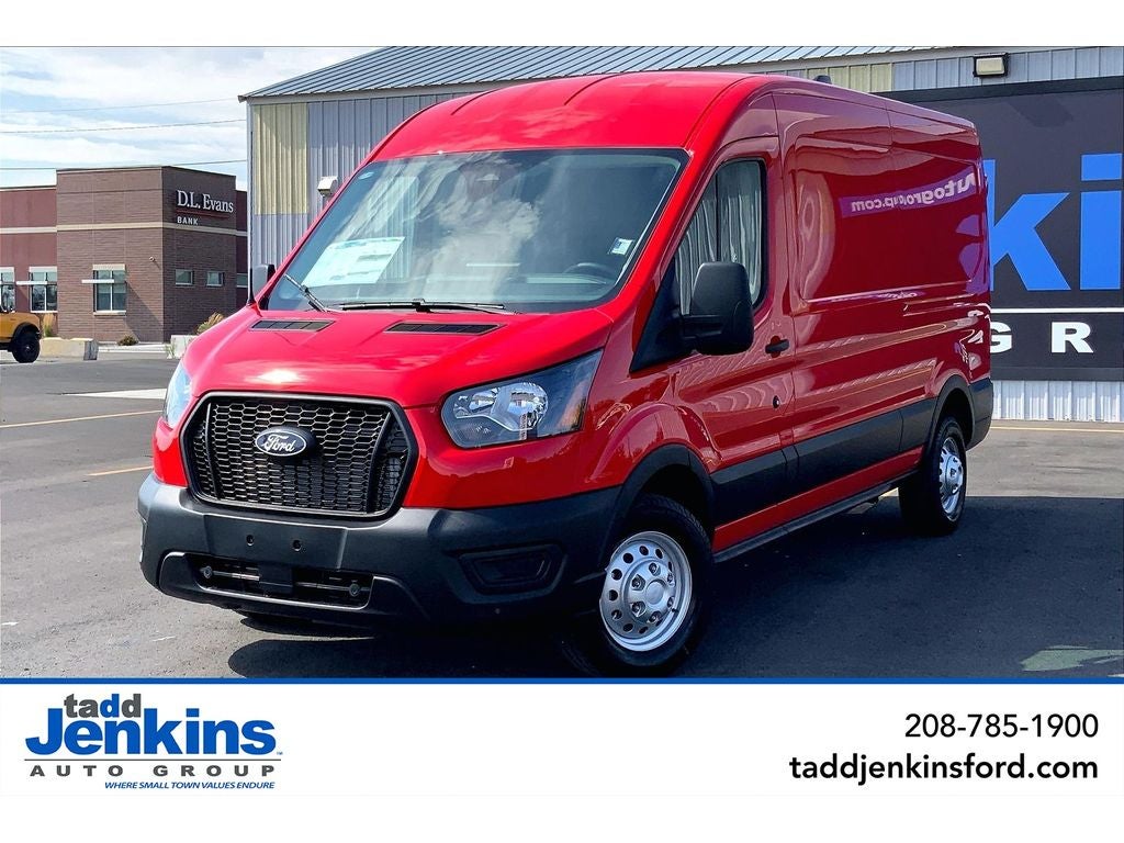 Race Red 2026 Ford Transit Cargo Van All-Wheel Drive Automatic