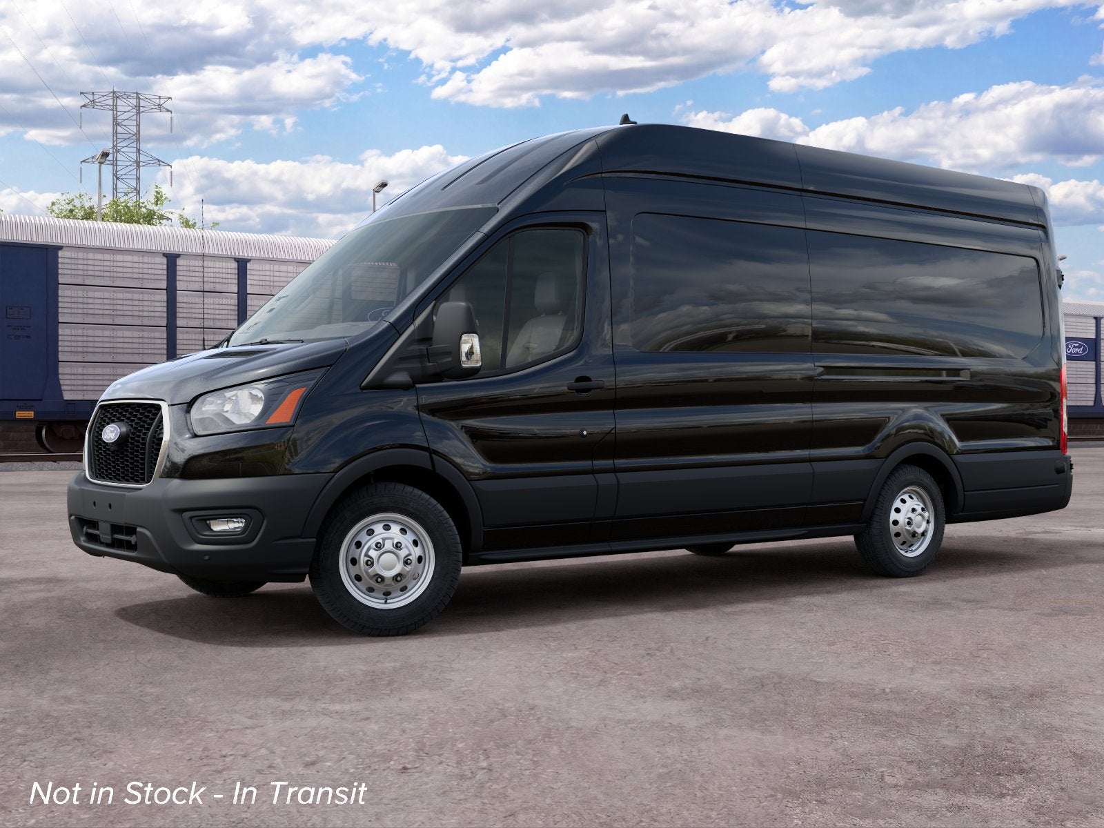 Agate Black Metallic 2027 Ford Transit Cargo Van  Automatic