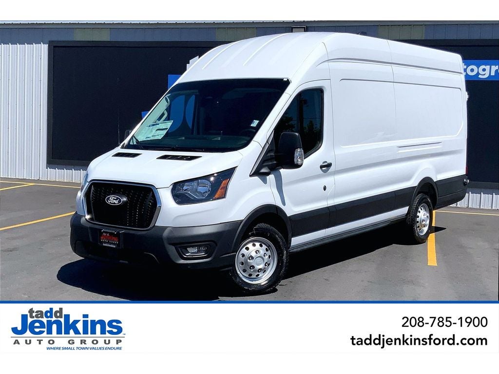 Oxford White 2026 Ford Transit Cargo Van All-Wheel Drive Automatic