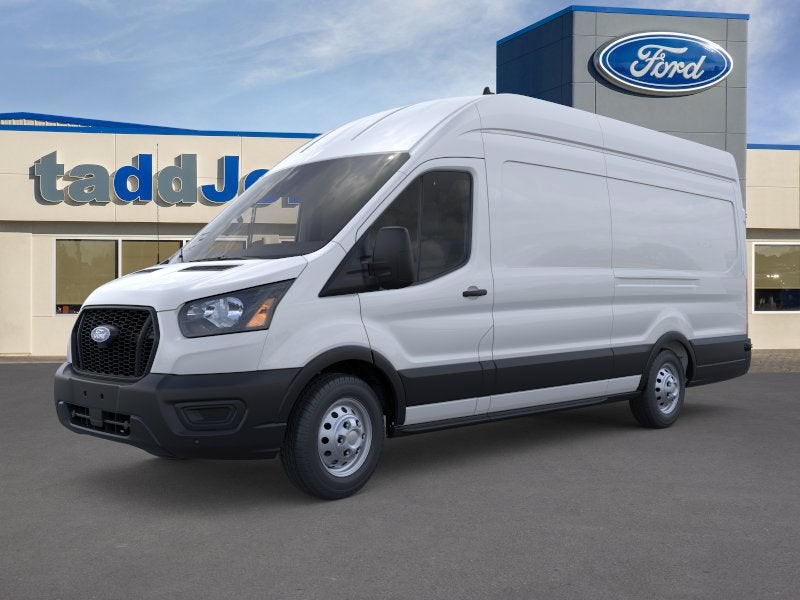 Oxford White 2026 Ford Transit Cargo 350 High Roof Extended LB AWD Van All-Wheel Drive Automatic