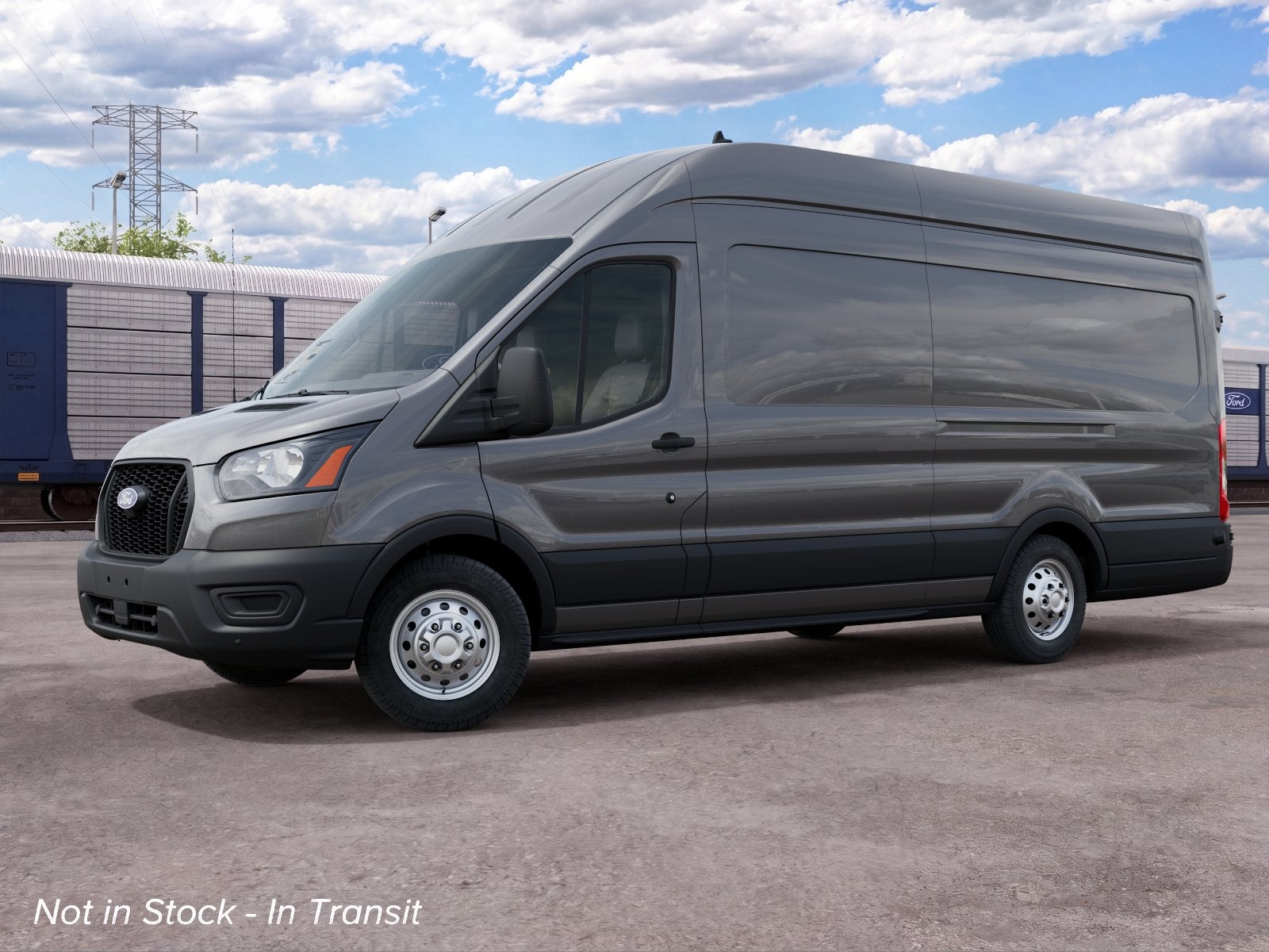 Carbonized Gray Metallic 2027 Ford Transit Cargo Van All-Wheel Drive Automatic