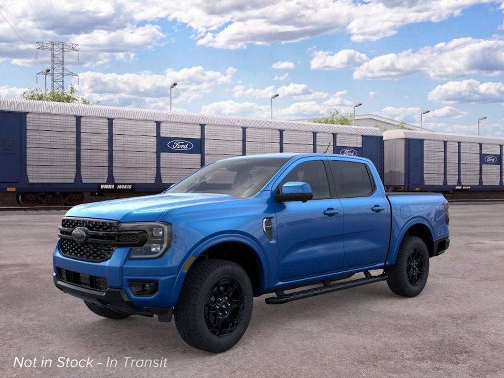 Velocity Blue Metallic 2026 Ford Ranger Pickup Truck Four-Wheel Drive Automatic