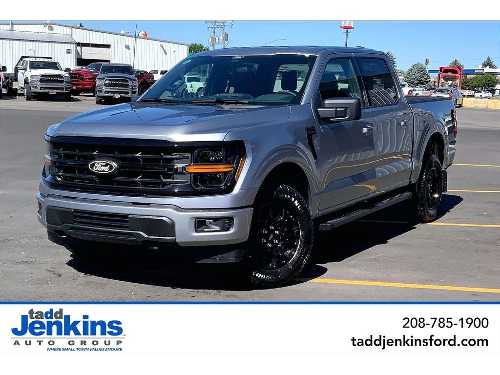 Iconic Silver Metallic 2026 Ford F-150 Pickup Truck Four-Wheel Drive Automatic