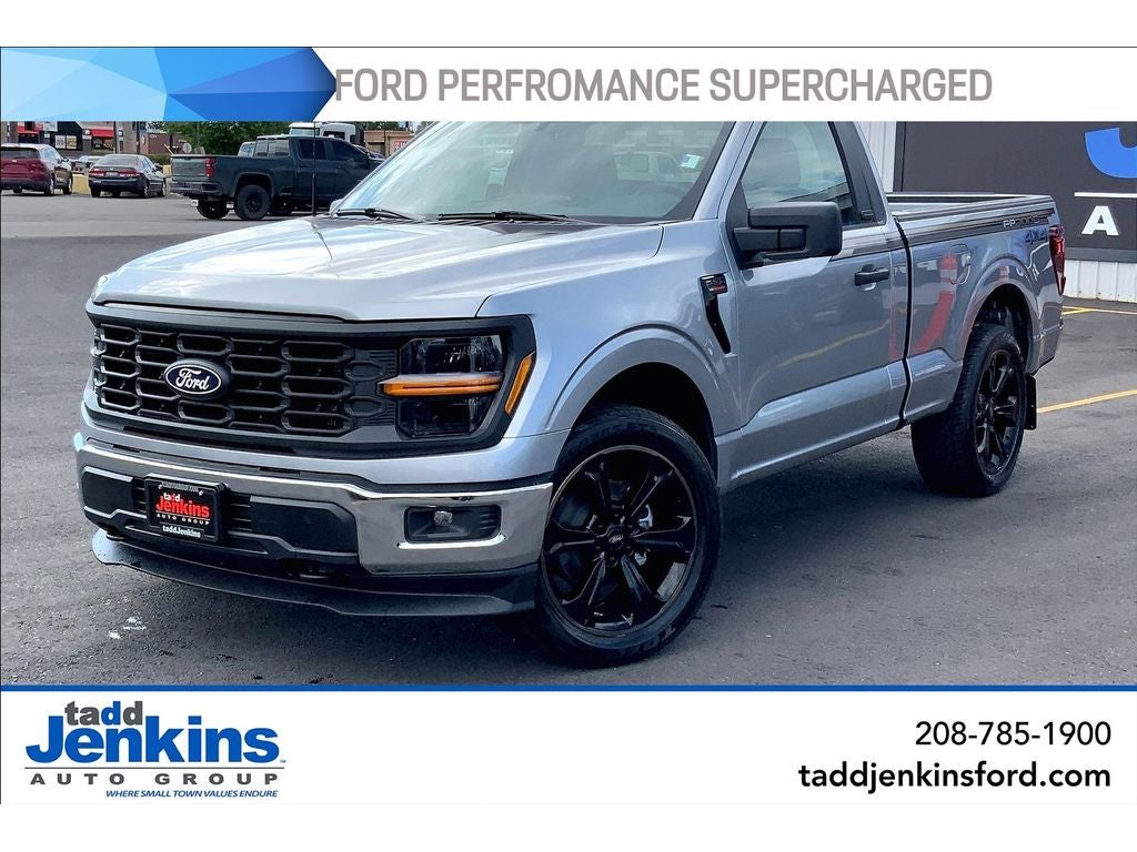 Iconic Silver Metallic 2026 Ford F-150 Pickup Truck Four-Wheel Drive Automatic