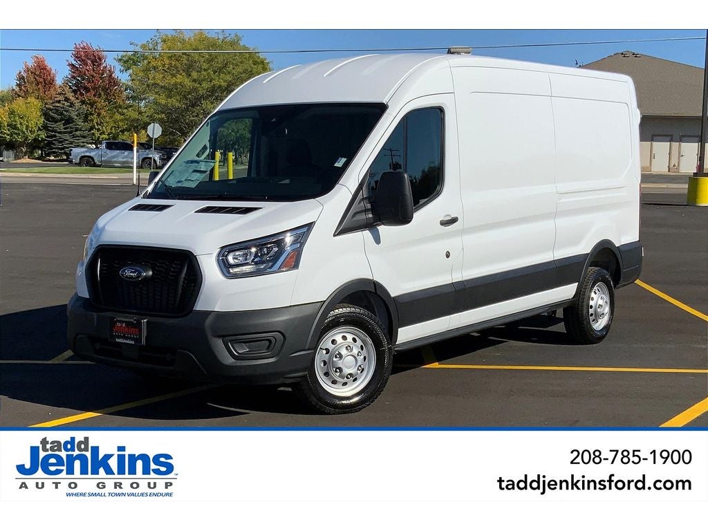 Oxford White 2025 Ford Transit Cargo Van All-Wheel Drive Automatic