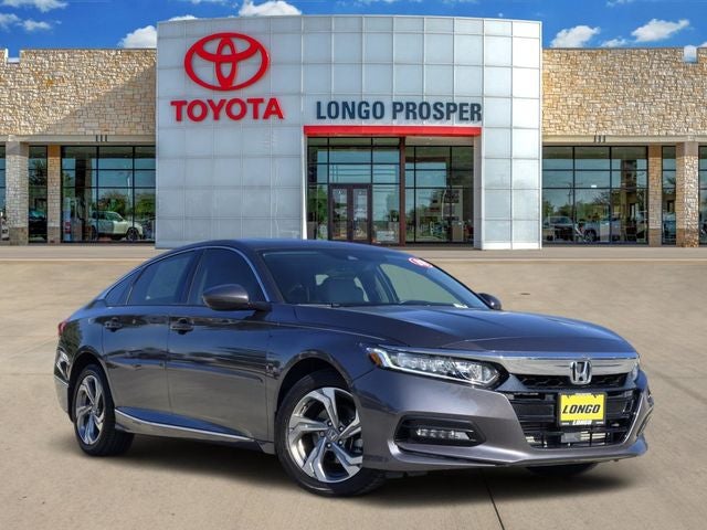 Silver 2018 Honda Accord Sedan Front-Wheel Drive Continuously Variable Transmission