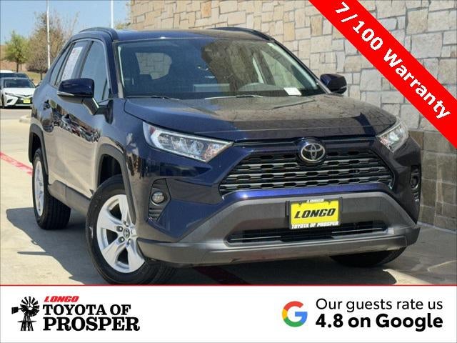 Blue 2021 Toyota RAV4 SUV / Crossover Front-Wheel Drive 8-Speed Automatic