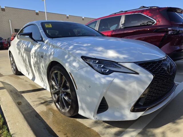 Ultra White 2022 Lexus RC Coupe Rear-Wheel Drive 8-Speed Automatic