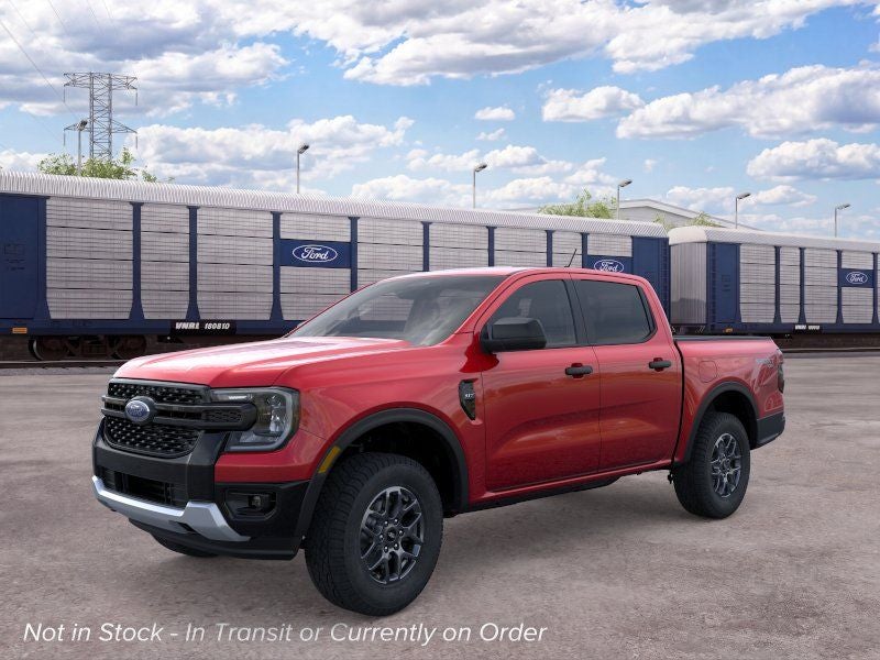 Red 2026 Ford Ranger Pickup Truck Four-Wheel Drive Automatic