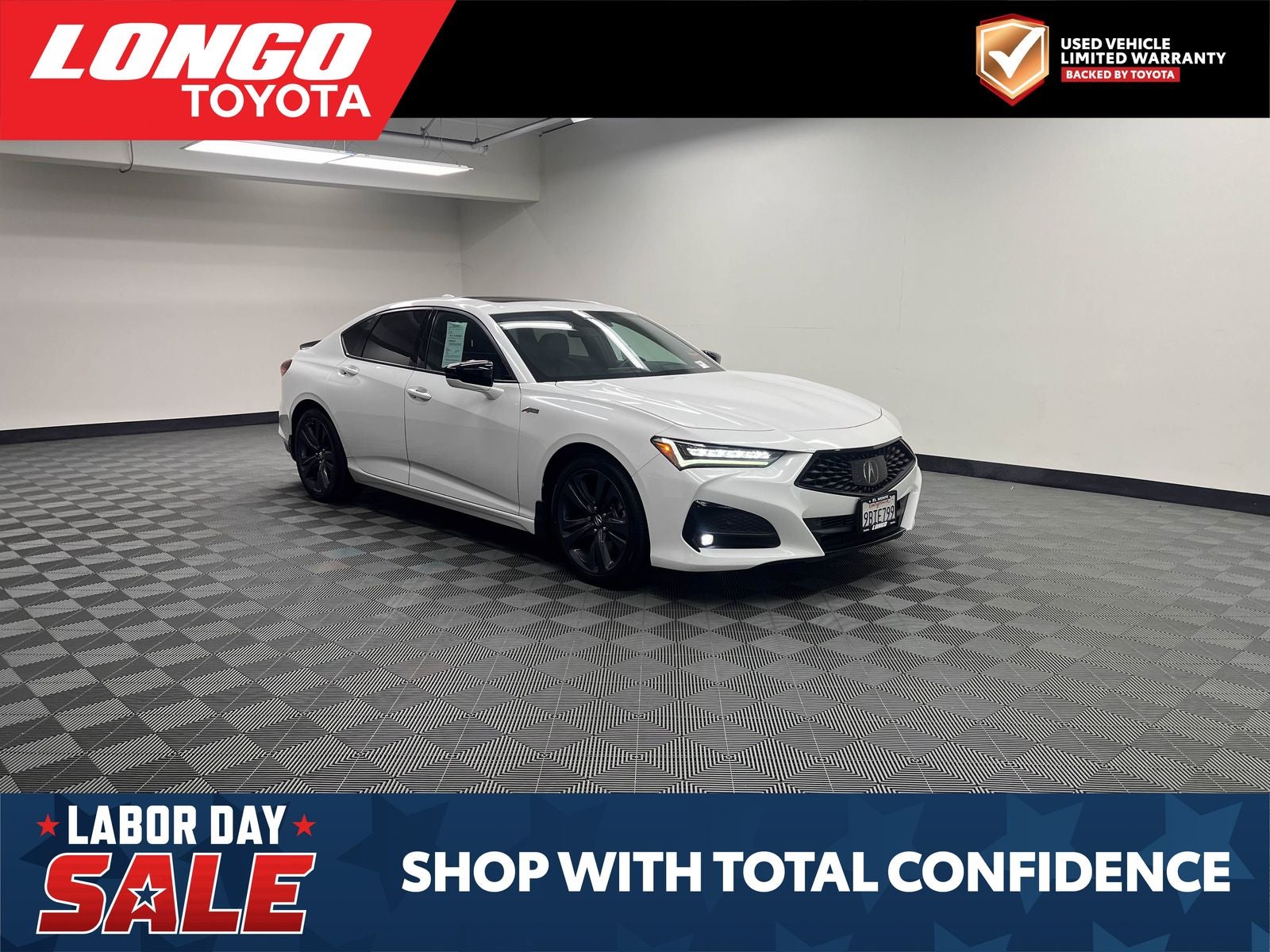Platinum White Pearl 2022 Acura TLX Sedan Front-Wheel Drive Automatic