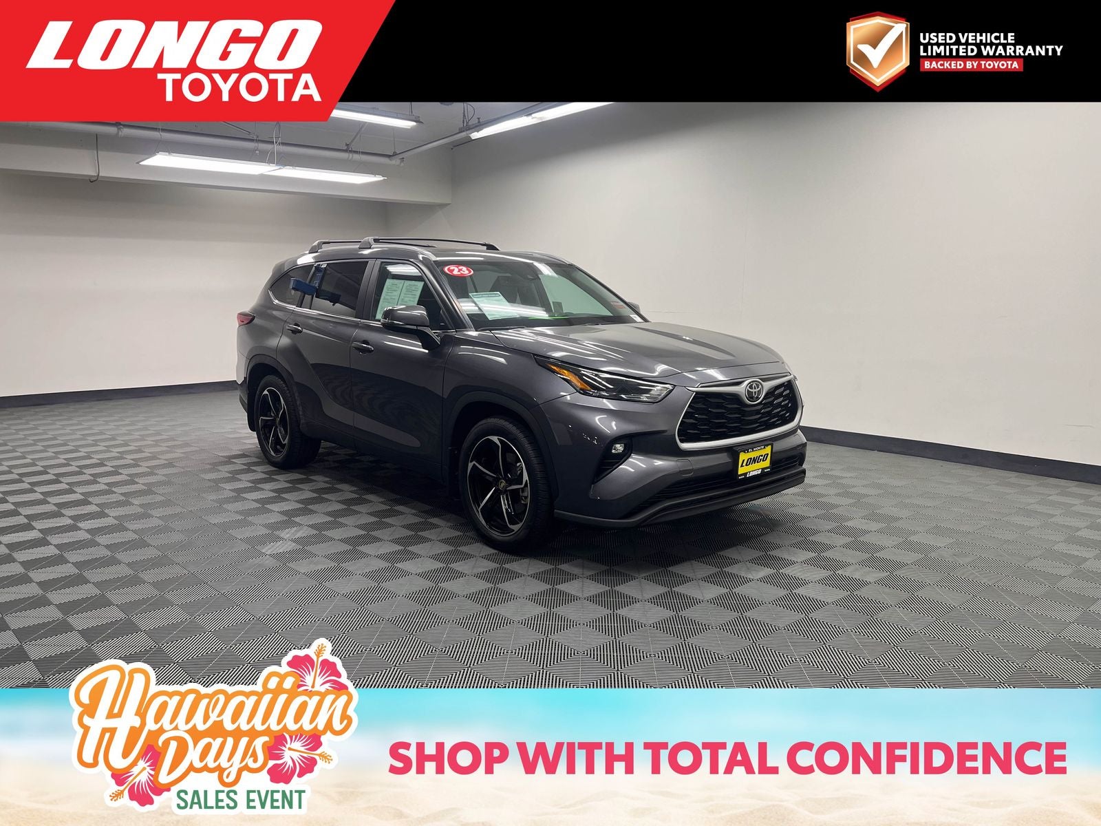 Magnetic Gray Metallic 2023 Toyota Highlander SUV / Crossover Front-Wheel Drive 8-Speed Automatic