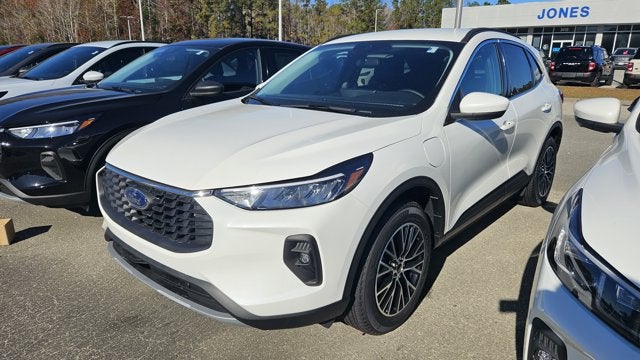 Star White Metallic 2025 Ford Escape Hybrid Plug-in SUV / Crossover Front-Wheel Drive Continuously Variable Transmission