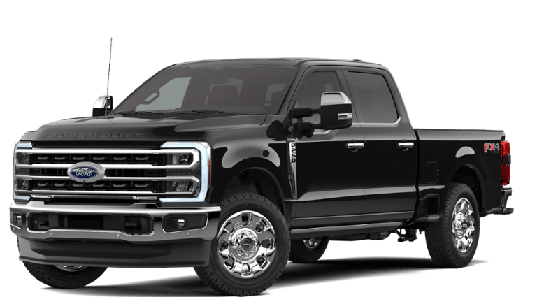 Agate Black 2026 Ford F-250 Super Duty Pickup Truck Four-Wheel Drive Automatic