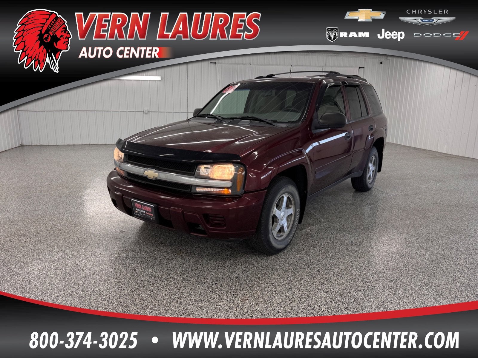 Bordeaux Red Metallic 2006 Chevrolet Trailblazer SUV / Crossover Four-Wheel Drive Automatic