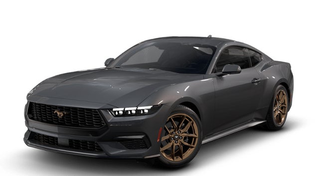 Carbonized Gray Metallic 2026 Ford Mustang Coupe Rear-Wheel Drive Automatic