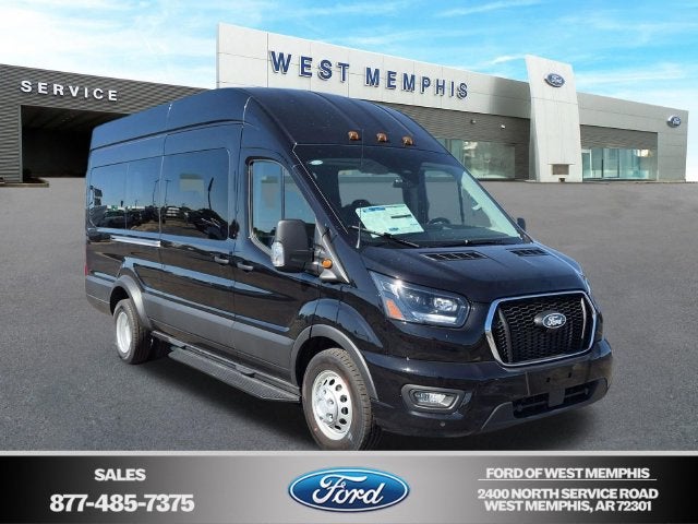 Agate Black Metallic 2027 Ford Transit Passenger Van Rear-Wheel Drive 
