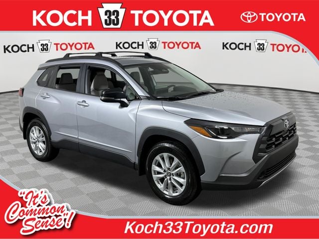 Sonic Silver 2026 Toyota Corolla Cross SUV / Crossover All-Wheel Drive Continuously Variable Transmission