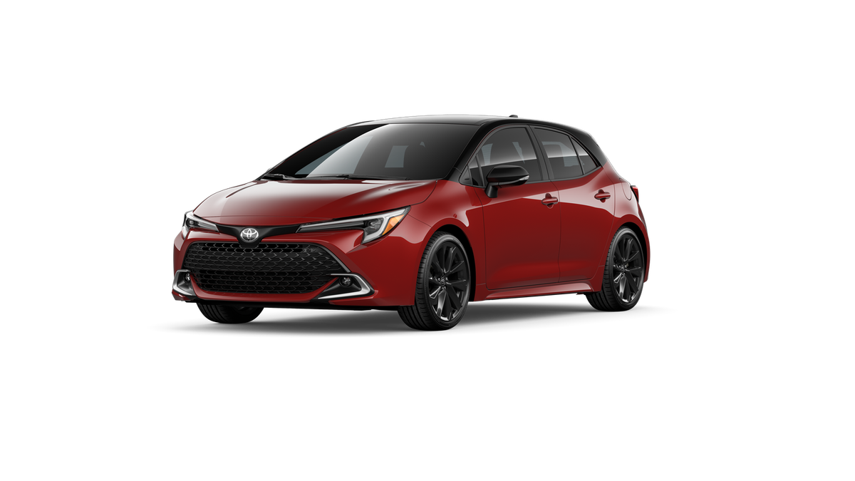 Finish Line Red With Midnight Black Metallic Roof 2026 Toyota Corolla Hatchback XSE FWD Hatchback Front-Wheel Drive Continuously Variable Transmission