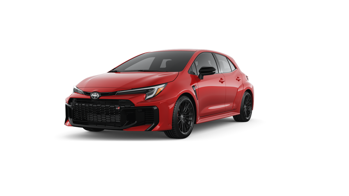 Supersonic Red 2026 Toyota GR Corolla Hatchback All-Wheel Drive 6-Speed Manual