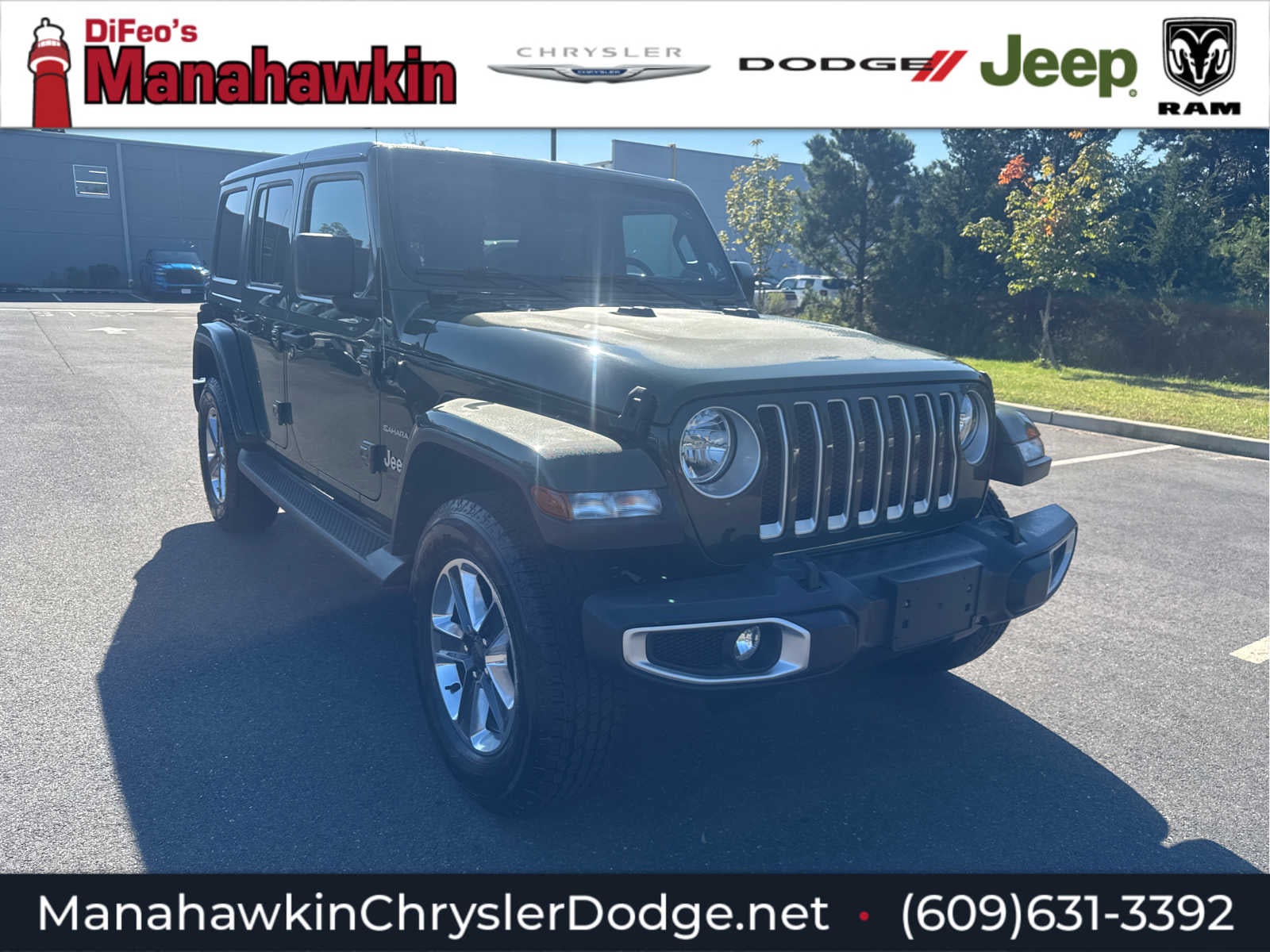 Sarge Green Clearcoat 2021 Jeep Wrangler SUV / Crossover Four-Wheel Drive 6-Speed Manual
