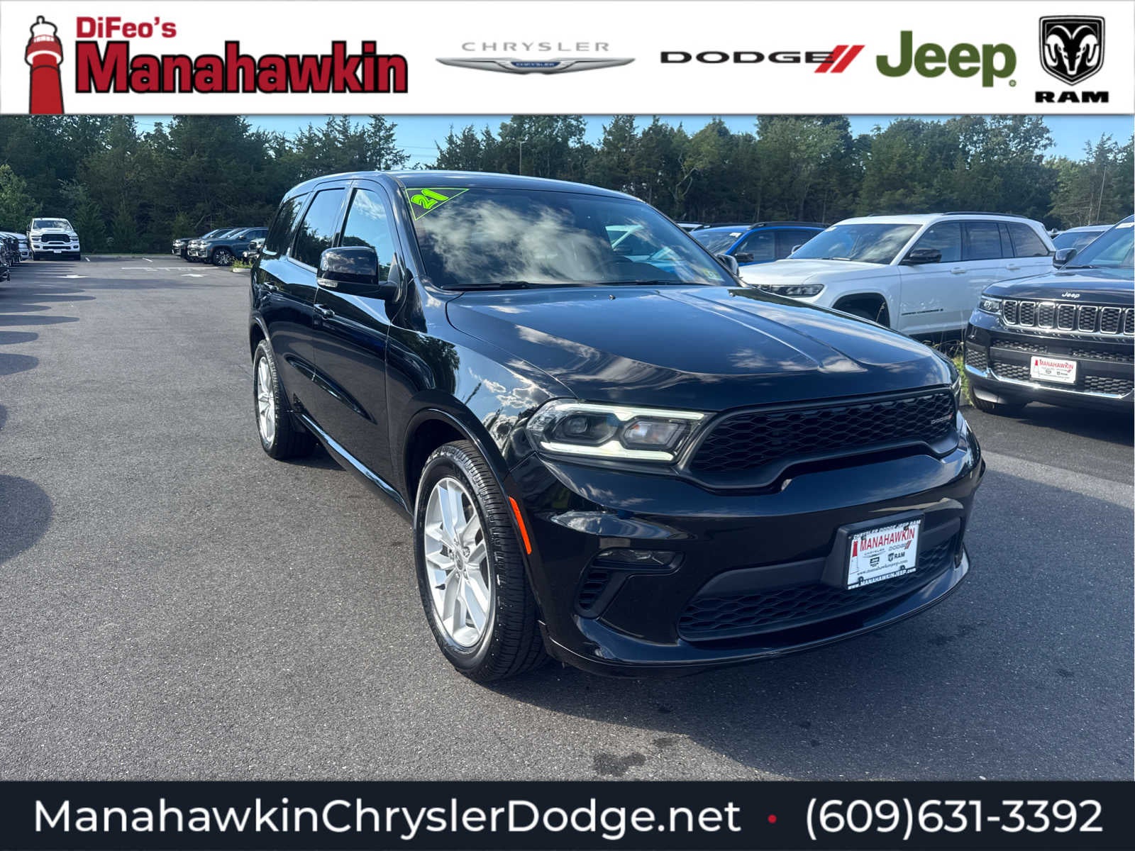 Db Black Clearcoat 2021 Dodge Durango SUV / Crossover Rear-Wheel Drive 8-Speed Automatic