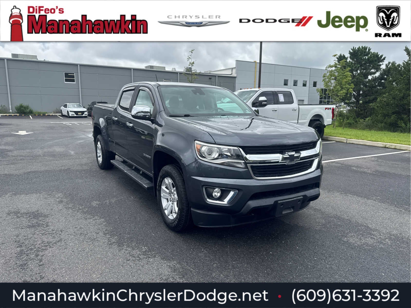 Cyber Gray Metallic 2017 Chevrolet Colorado Pickup Truck Four-Wheel Drive 8-Speed Automatic