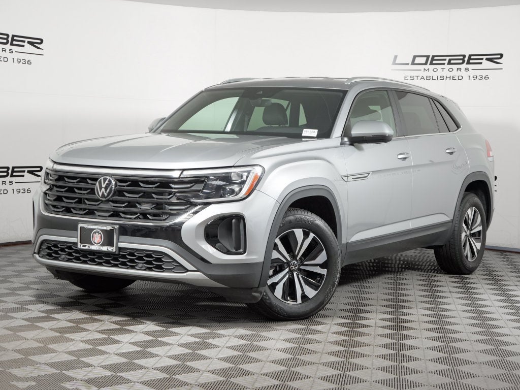 Silver Mist Metallic 2024 Volkswagen Atlas Cross Sport SUV / Crossover All-Wheel Drive 8-Speed Automatic