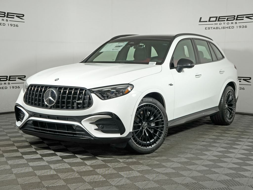 Polar White 2026 Mercedes-Benz GLC SUV / Crossover All-Wheel Drive 9-Speed Automatic