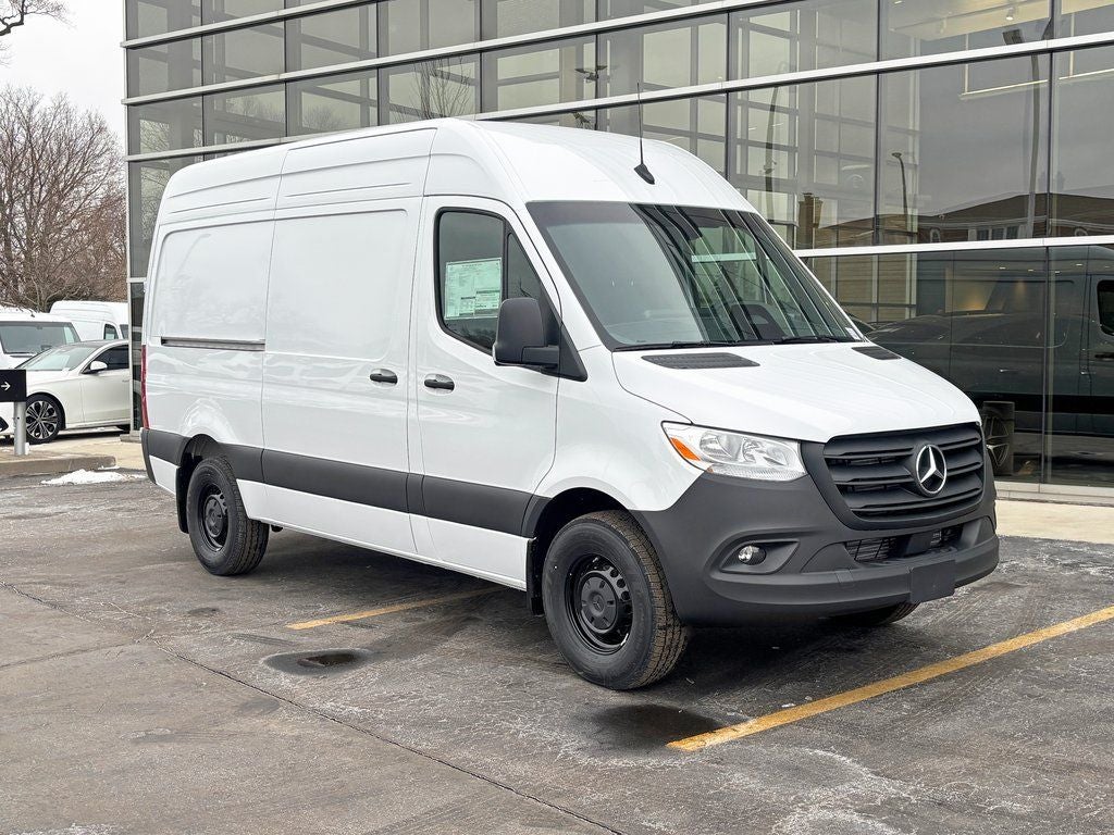 Arctic White 2026 Mercedes-Benz Sprinter Cargo Van Rear-Wheel Drive 9-Speed Automatic