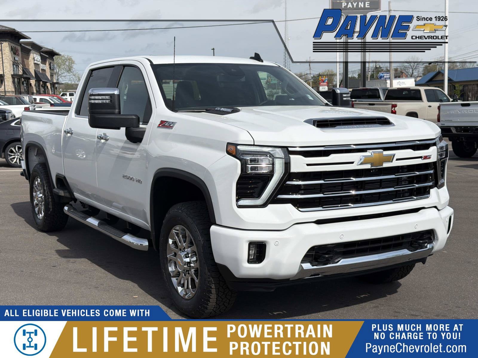 Summit White 2026 Chevrolet Silverado 2500HD Pickup Truck Four-Wheel Drive Automatic