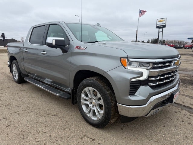 Sterling Gray Metallic 2023 Chevrolet Silverado 1500 Pickup Truck Four-Wheel Drive Automatic
