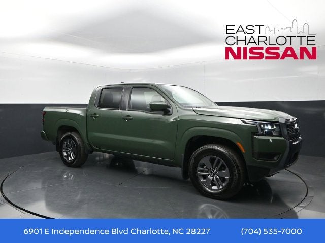 Tactical Green Metallic 2026 Nissan Frontier Pickup Truck Four-Wheel Drive Automatic