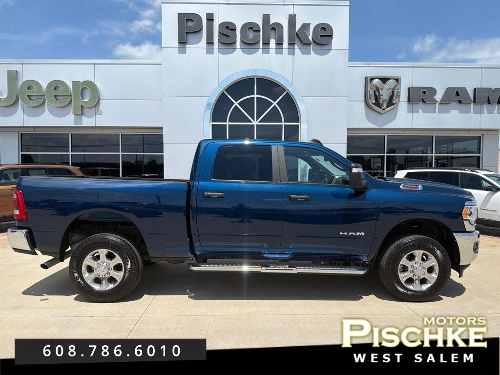 Patriot Blue Pearlcoat 2024 RAM 2500 Pickup Truck Four-Wheel Drive Automatic
